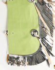 Hilason Western Pro Rodeo Bull Riding Chaps Leather Youth Kid
