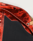Hilason Western Pro Rodeo Bull Riding Chaps Leather Youth Kid