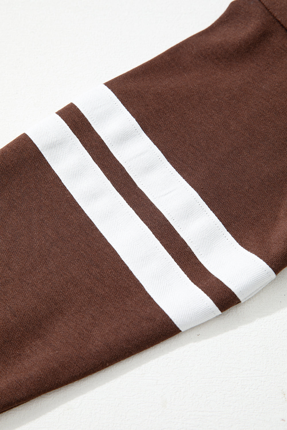 Varsity Stripe Drop Shoulder Oversized Sweatshirt