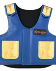 Hilason Kids Junior Youth Bull Riding Pro Rodeo Leather Protective Vest