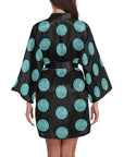 Turquoise Concho Women's Lounge Kimono Robe