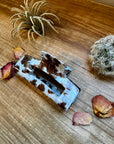 Cow Print Hair Clips