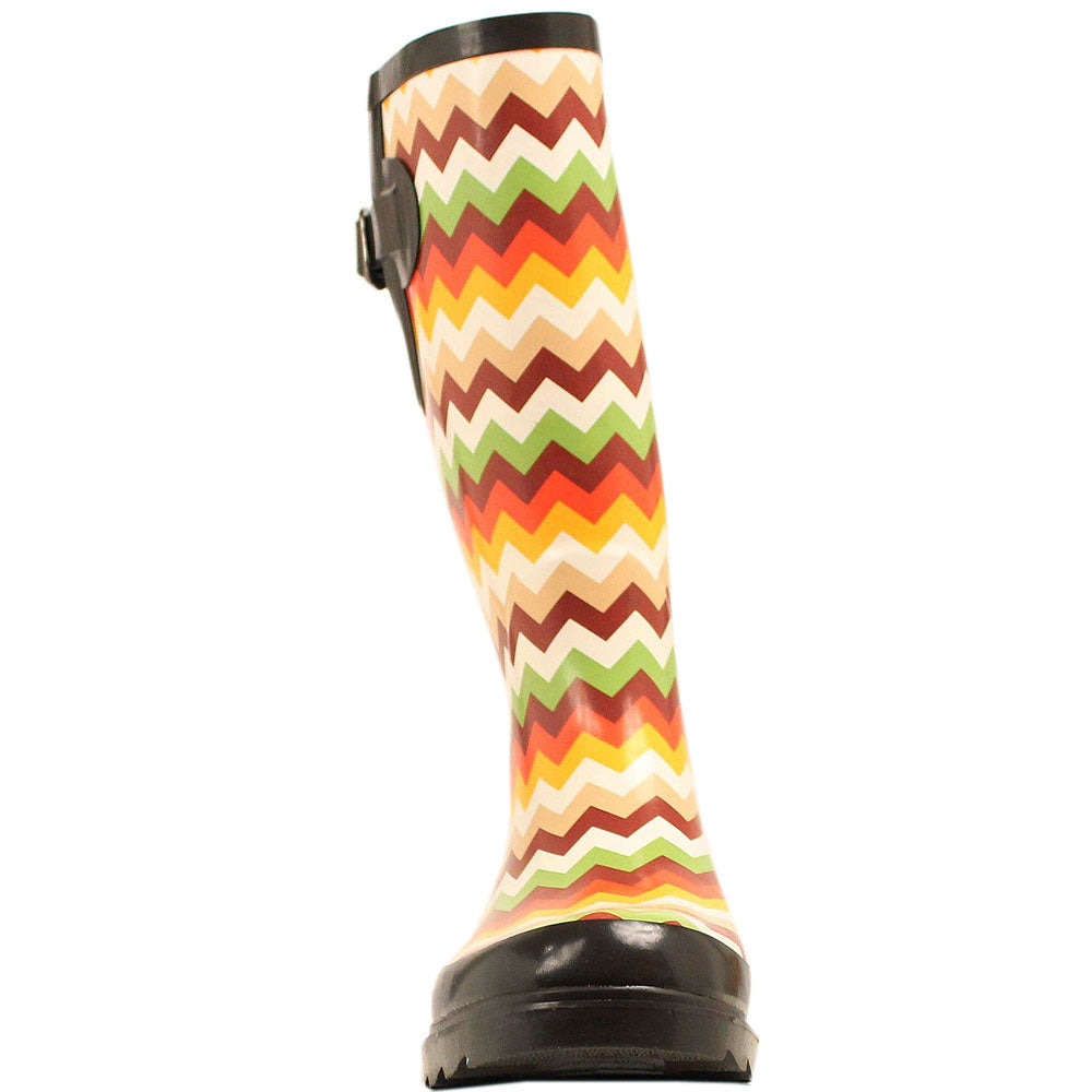 M&amp;F Western Womens Ladies Leanne Chevron Round Toe Leg