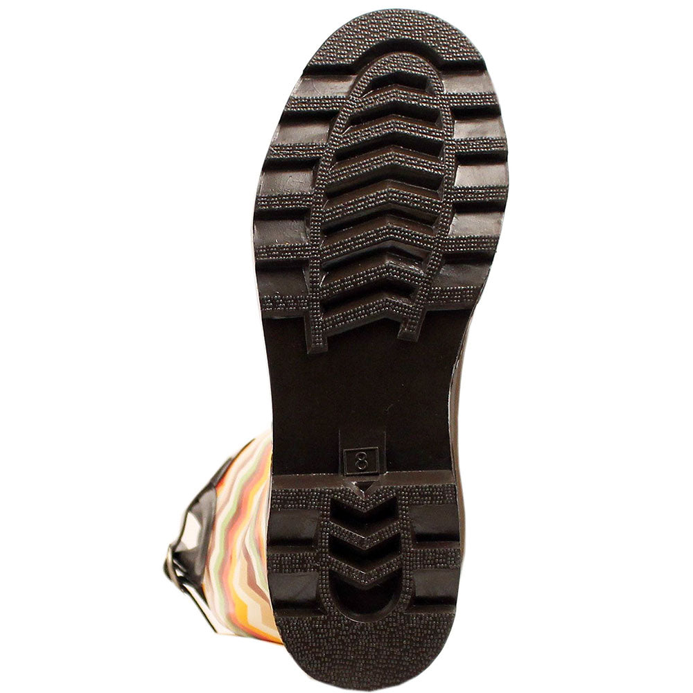 M&amp;F Western Womens Ladies Leanne Chevron Round Toe Leg