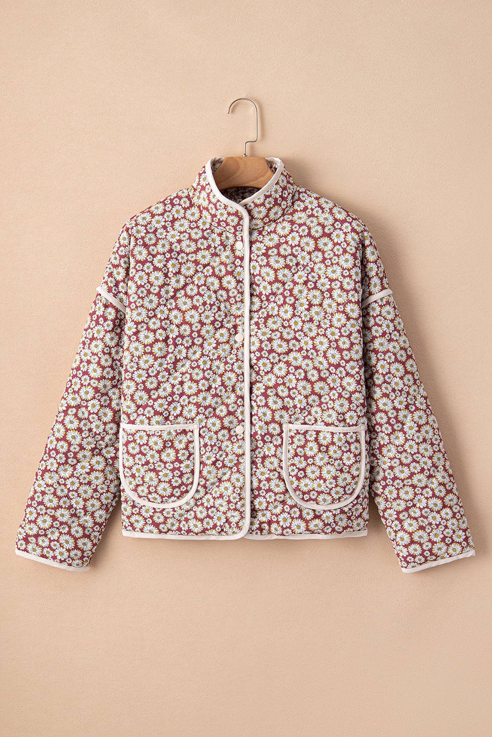 Avery Contrast Edge Stand Jacket