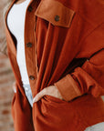 Andrea Drop Shoulder Casual Shacket