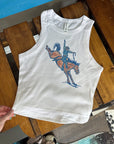 Buckin’ Horse Cropped Tank
