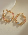 Julieta Plated alloy Hoop Earrings