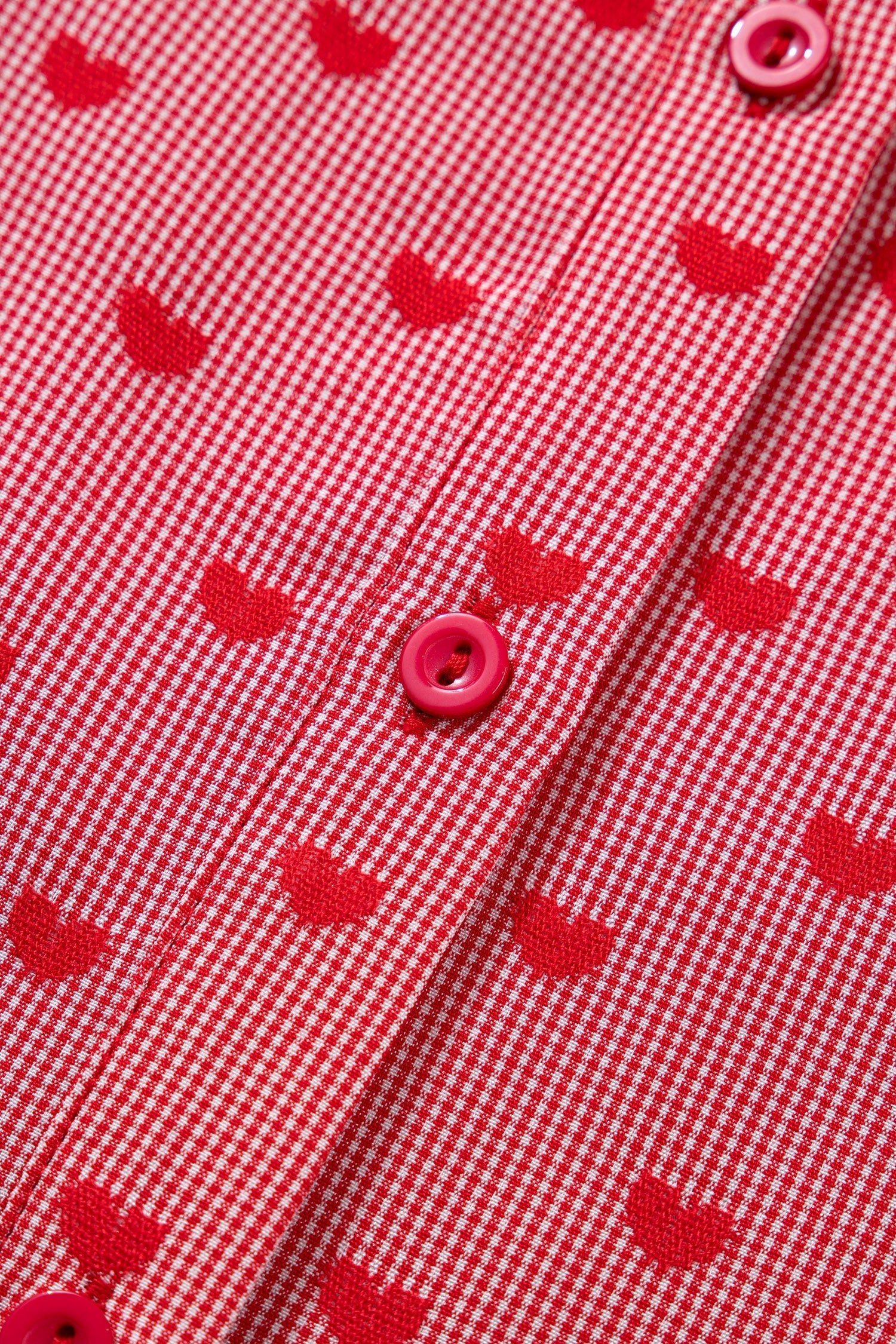 Charlie Sleeve Loose Valentine Shirt