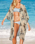 Baha Ranch Vintage Cowgirl Duster Kimono Coverup