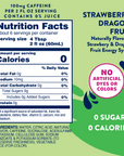 Sugar Free Strawberry Dragon Fruit Energy Syrup - 375ml