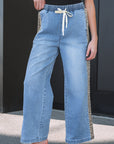 Avianna Panel Wide Leg Jeans