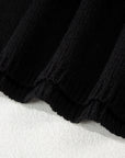 Faye Backless Bubble Sleeve Sweater