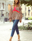 Blatara Balloon Sleeve Babydoll Blouse