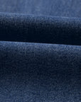 Denim Raw Hem Straight Leg Jeans