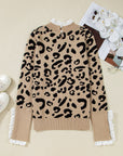 Amelia Ribbed Detail Cuffed Sweater
