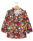Amara Puff Sleeve Tied Blouse