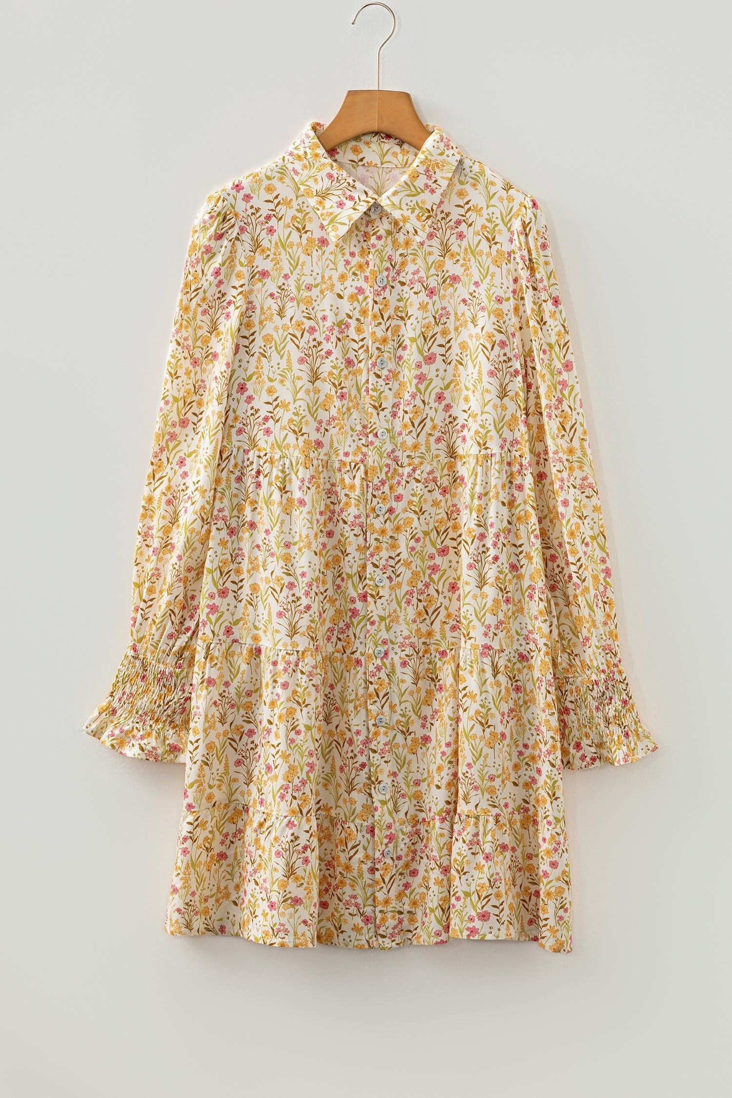 Kaiya Loose Shirt Dress Long Sleeve