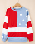 Simone Flag Vintage Oversized Pullover