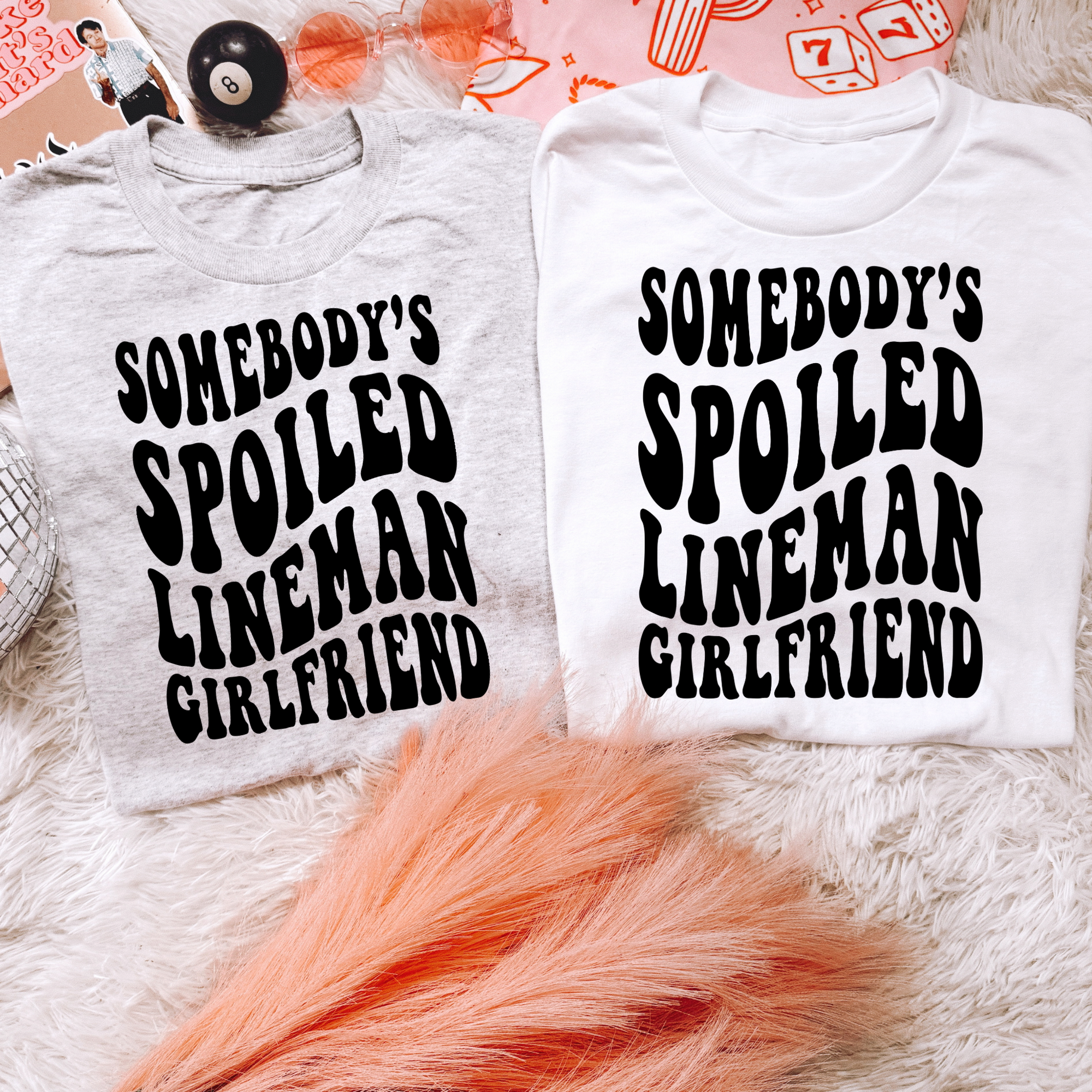 Lineman Gf TEE or CREWNECK (front &amp; back design)