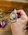 Adjustable Cowboy Hat Ring – Kingman Turquoise – Sterling Silver – Navajo Handmade by Robby Manuelito – USA