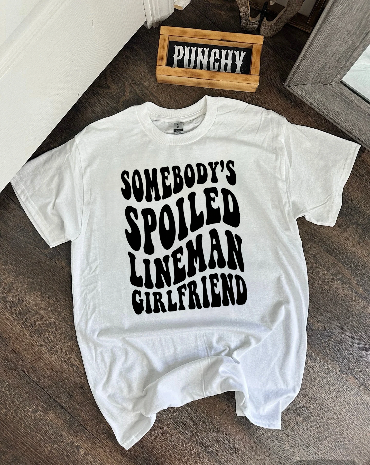 Lineman Gf TEE or CREWNECK (front &amp; back design)