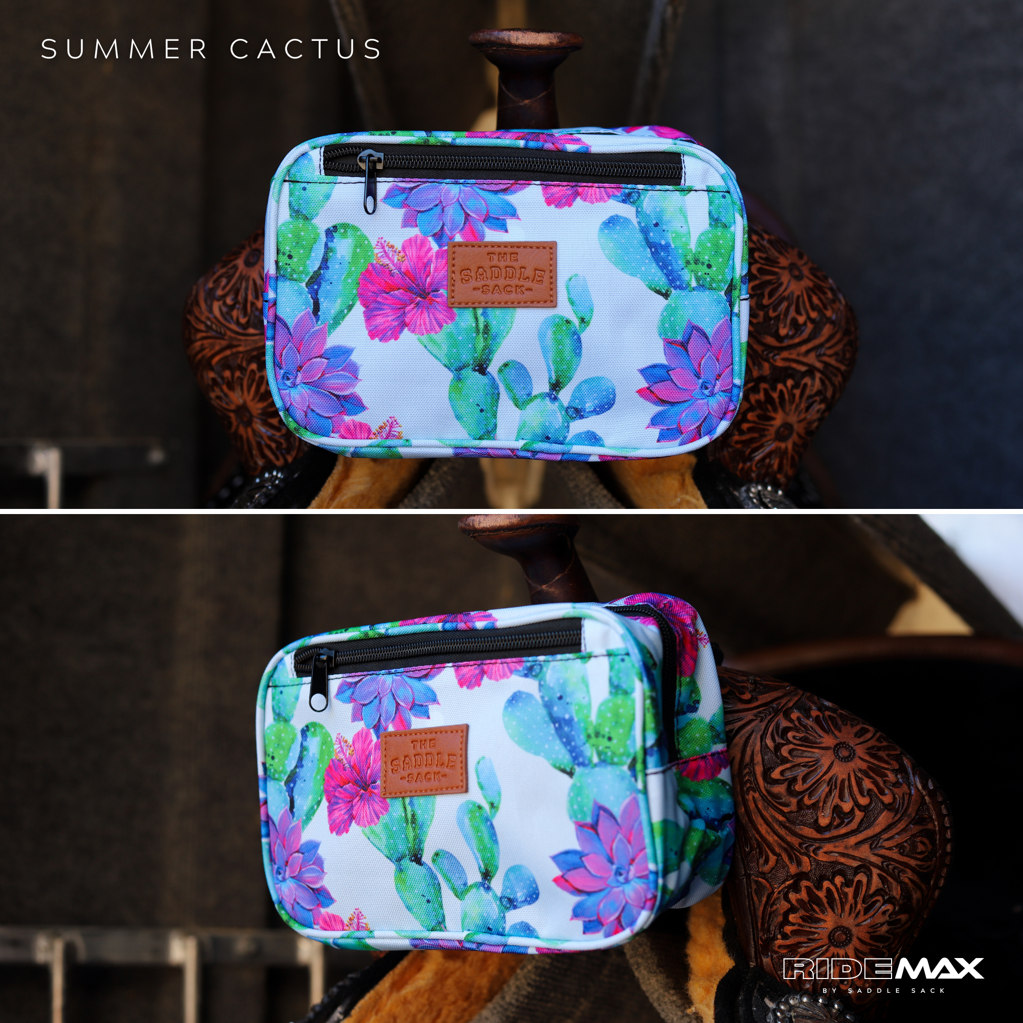 Clip-On Pommel Saddle Bag For Hands-Free Riding Essentials And Quick-Access Accessories