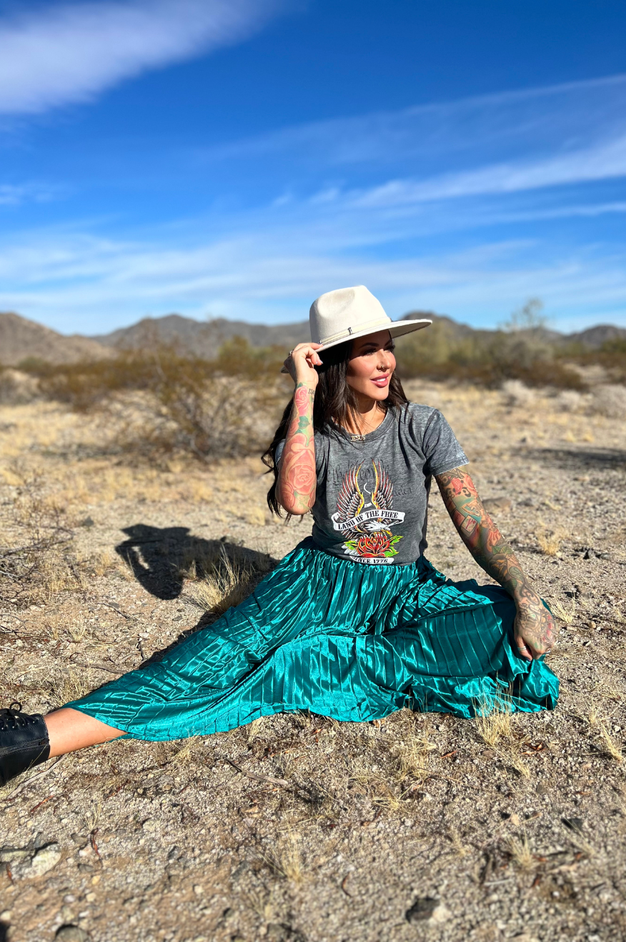 Emerald Maxi Skirt
