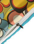 Groovy Floral Hippie Reversible 3-Piece Bedding Set (1 Duvet Cover + 2 Pillow Shams) – 102"×90"