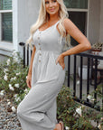 Greta Sleeveless Wide Leg Jumpsuit