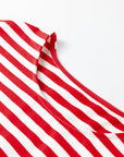Stripe Drop Shoulder Top and Pants Lounge Set