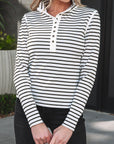 Samira Sleeve Slim top Long Sleeve Top