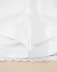 Plus Size Boho Frilled Elastic Waist Shorts