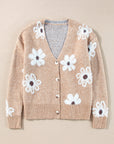 Keily Print Knitted Up Cardigan