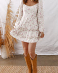 Lottie Detail Flared Mini Dress