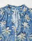 Sarajana Half Placket Collared Blouse