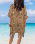 Baha Ranch Western Things Duster Kimono Coverup