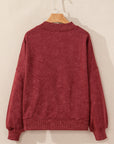 Mineral Wash Drop Shoulder Crewneck Sweatshirt
