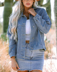 Ella Wind Washed Oversize Jacket