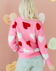Aliyah Pattern Valentines Day Sweater