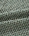 Waffle Knit Open Front Cardigan