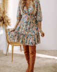 Amira High Waist Ruffled Dress