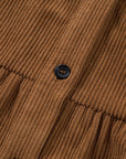 Galilea Corduroy Full Collared PLUS Shirt