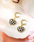 Madelynn Twisted Hoop Stud Earrings