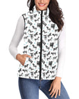 Baha Ranch Cattle and Brands Women's Western Puffy Vest