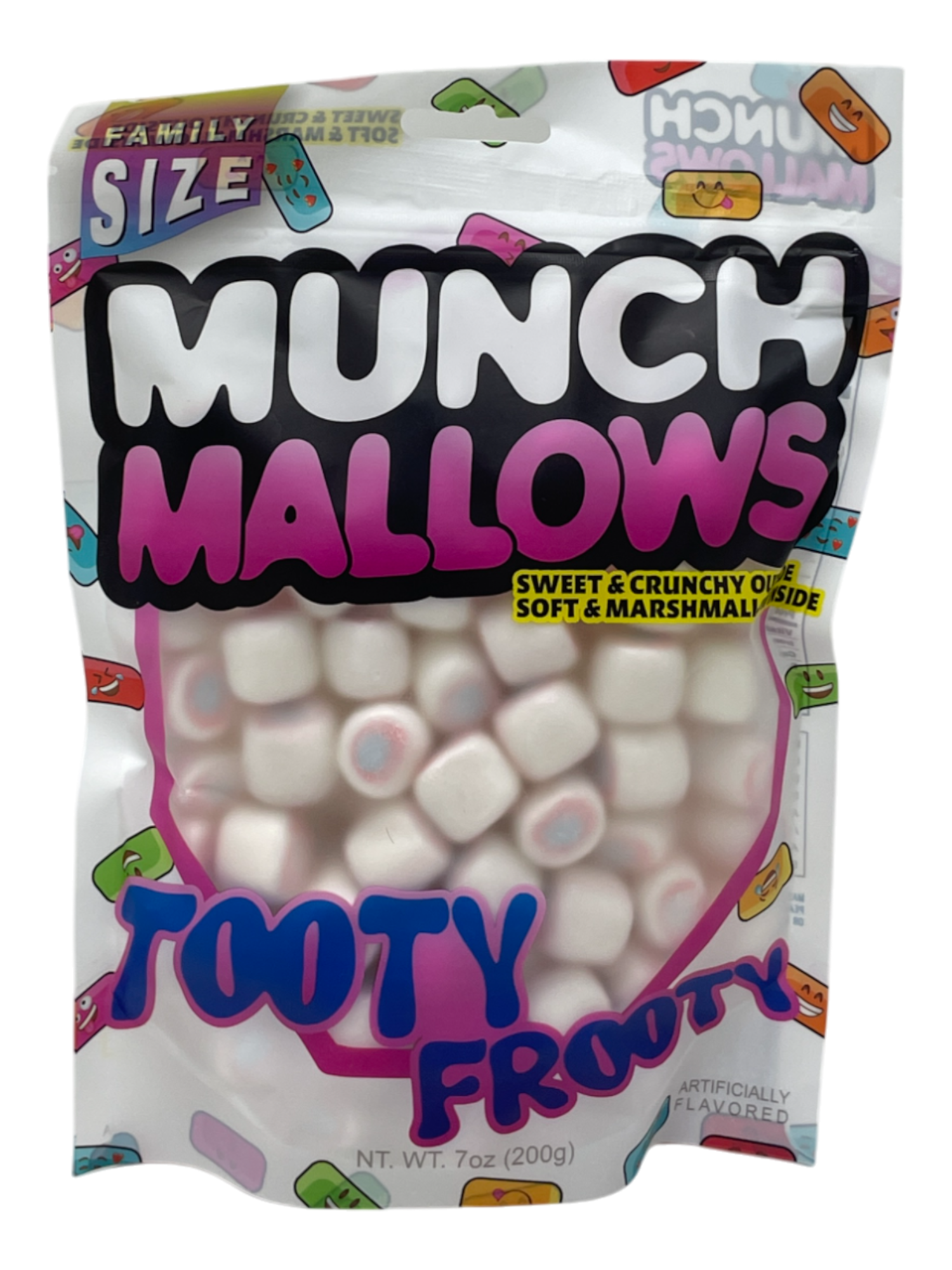 Munch Mallows - Marshmallow Candy - Unique Novelty Candy: Tooty Frooty Regular