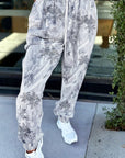 Camo Drawstring Elastic Waist Jogger Pants