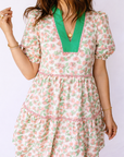 Rachel Short Puff Sleeve Dress