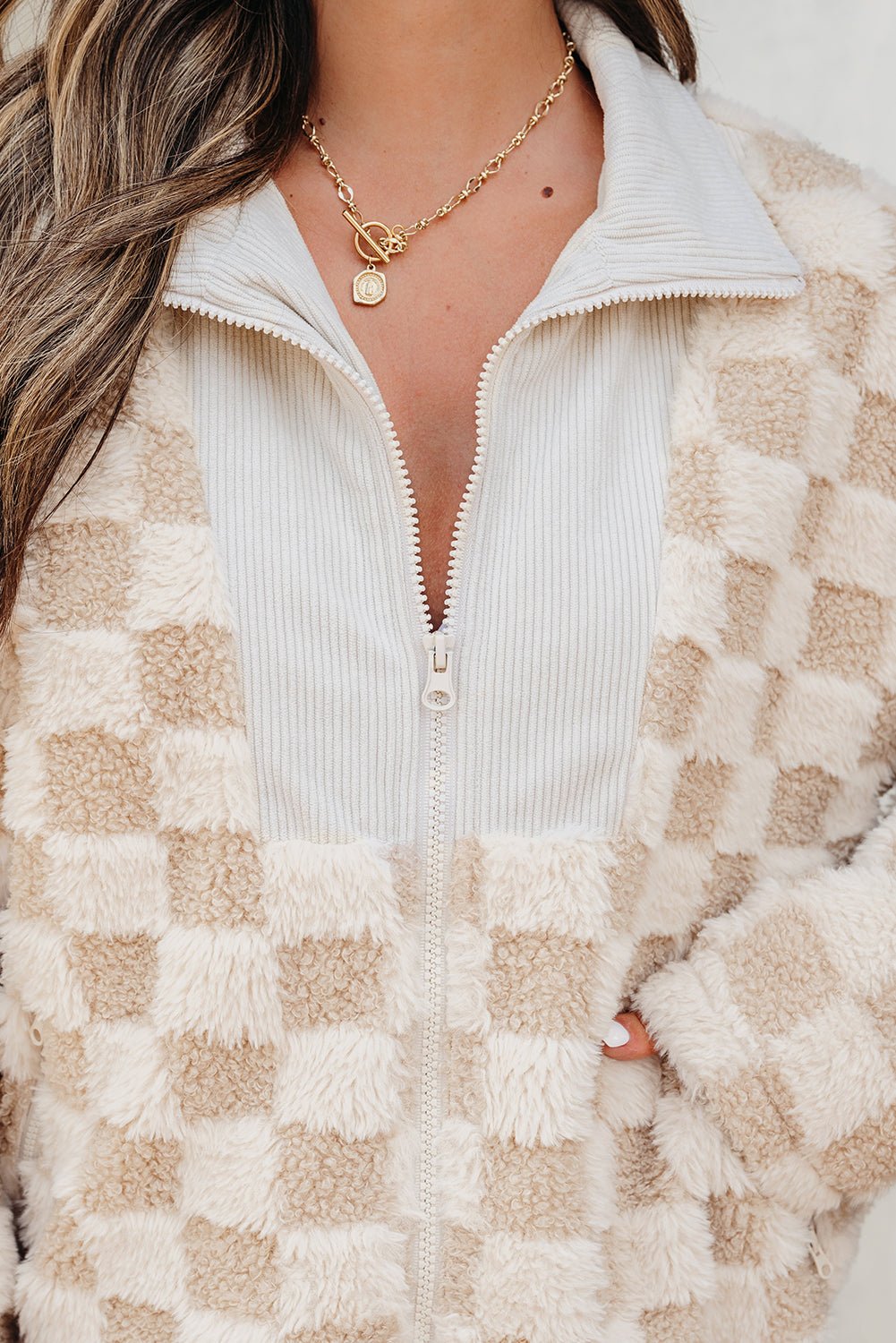 Emily Zip Up Collared Jacket