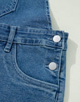 Maya Cropped Wide Leg Overalls